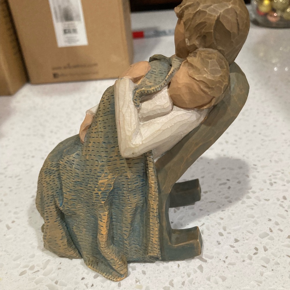 Willow Tree Loving Embrace Figurine - Blue and Brown